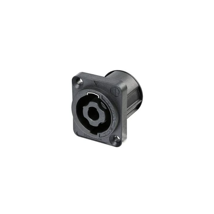 SpeakON 4 Pole Chassis D Flange NL4MPXX