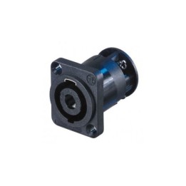 SpeakON 4 Pole Chassis D Flange Screw Term NL4MP-ST