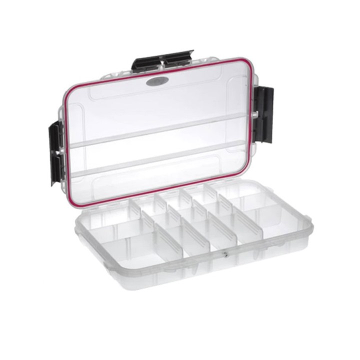Transparent, 3 - 15 adjustable compartments, INT 316x195xH53(16+37)mm, EXT 350x230xH59mm, 0,52kg, 3,26L