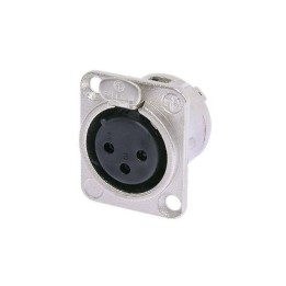 XLR 3 Pin Female Chassis DL Series NC3FD-L-1